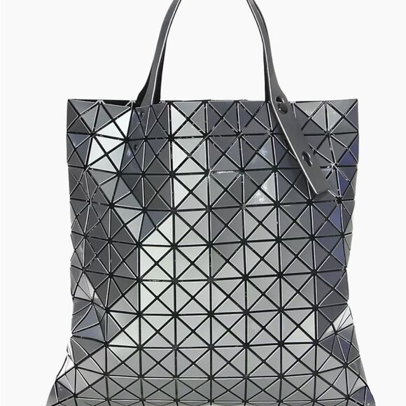 NWT Bao bao Issey Miyake Prism Tote silver - Picture 6 of 16